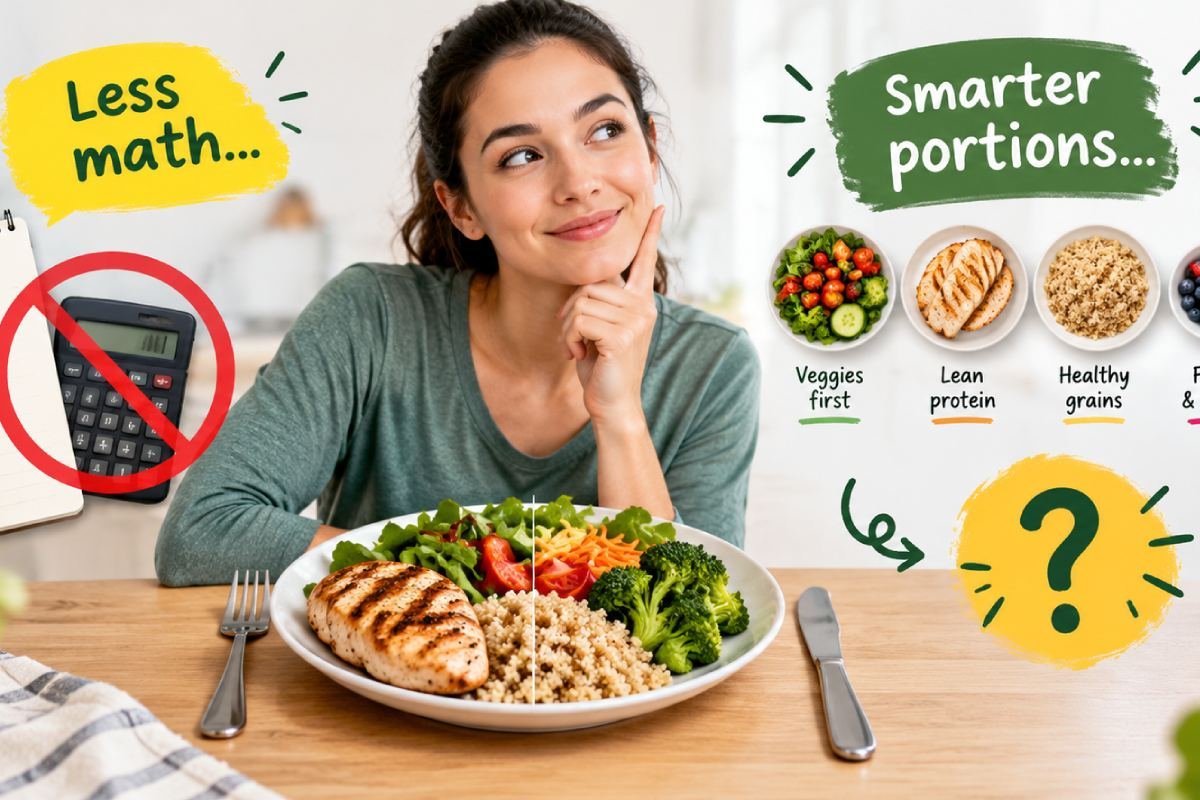 Healthy meal portions for sustainable weight loss